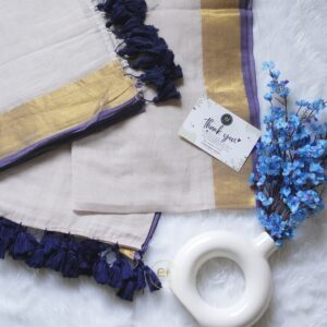 Shubha Blue (offwhite)
