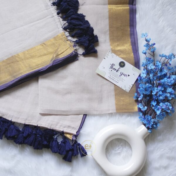 Shubha Blue (offwhite)