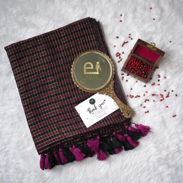 Sriya violet and black